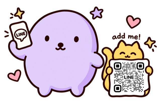 Bailey Blob และ Ginny ชวนเพิ่มเพื่อน Kidee ทาง LINE
